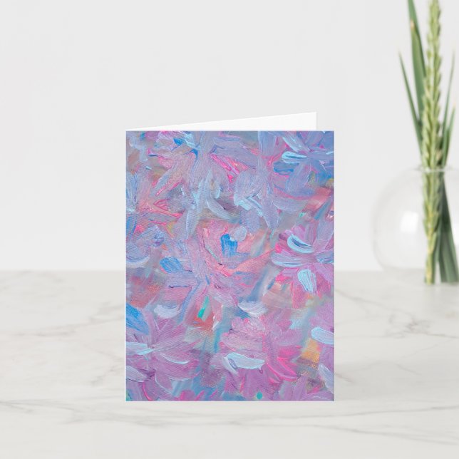 Cartes de notes florales de rêve printanière (Devant)