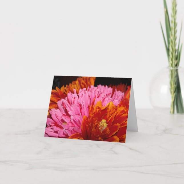 Cartes de notes florales du Festival mexicain (Devant)