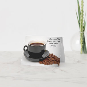 Cartes de notes Humour café