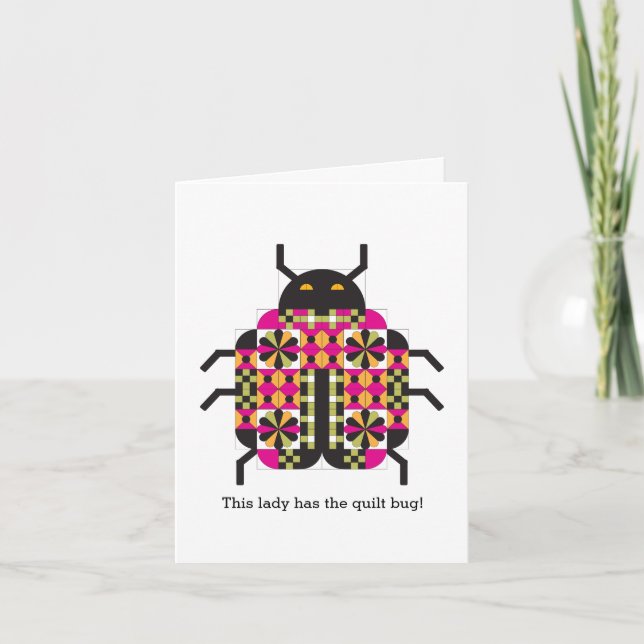 Cartes de notes Motif de la courtepointe Ladybug m (Devant)