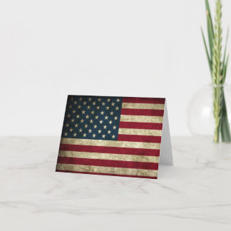 Cartes de notes patriotiques du drapeau américain
