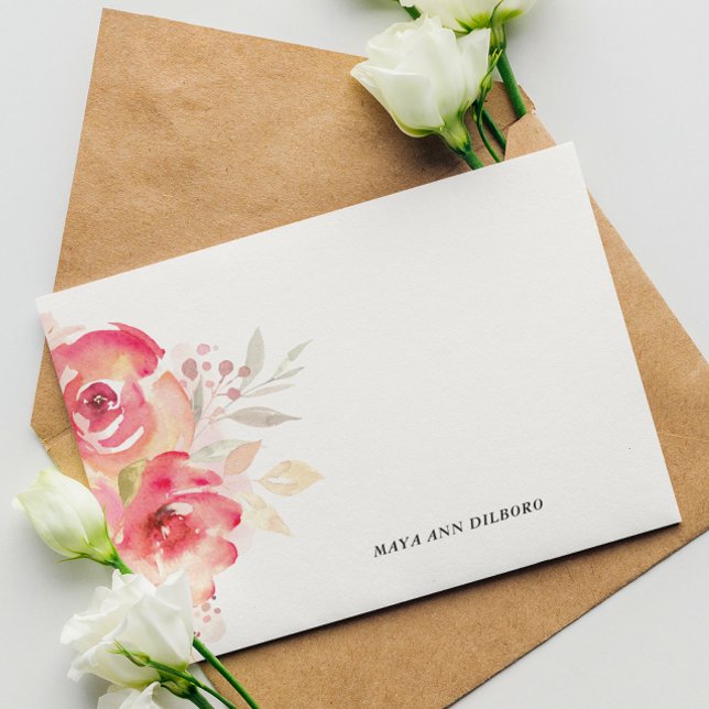 Cartes de notes personnalisées Florales Fantaisist (Créateur téléchargé)
