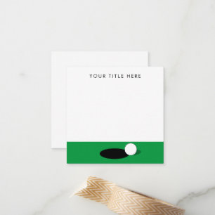 Cartes de notes personnalisées sur le thème du gol