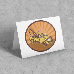 Cartes de notes pour camions