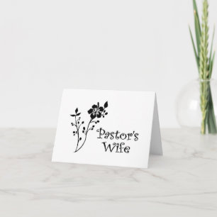 Cartes de notes pour femme pastorale