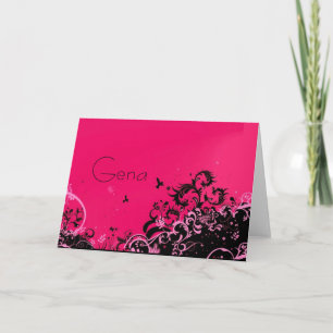 Cartes de notes pour filles