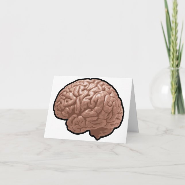 Cartes de notes pour le cerveau humain (Devant)