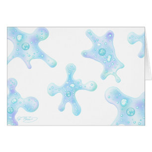 Cartes de notes pour les microbes d'Amoebae (Amoeb
