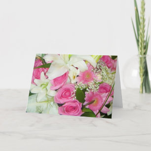 Cartes de notes pour Mariage rose et blanc