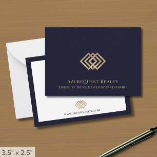 Cartes de notes professionnelles de luxe