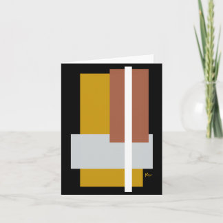 Cartes de notes Rectangles Abstraites