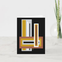 Cartes de notes Rectangles empilées Abstraites