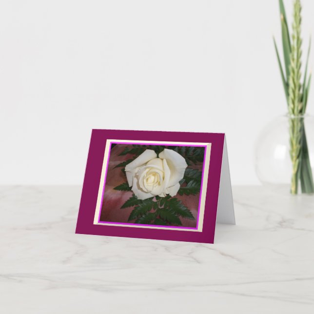 Cartes de notes Rose Crème (Devant)