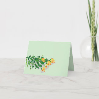 Cartes de notes : Roses de pierres jaunes