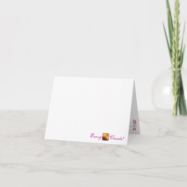 Cartes de notes sur le cancer du sein (Devant)