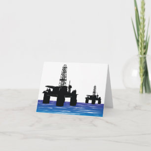 Cartes de notes sur les plateformes pétrolières