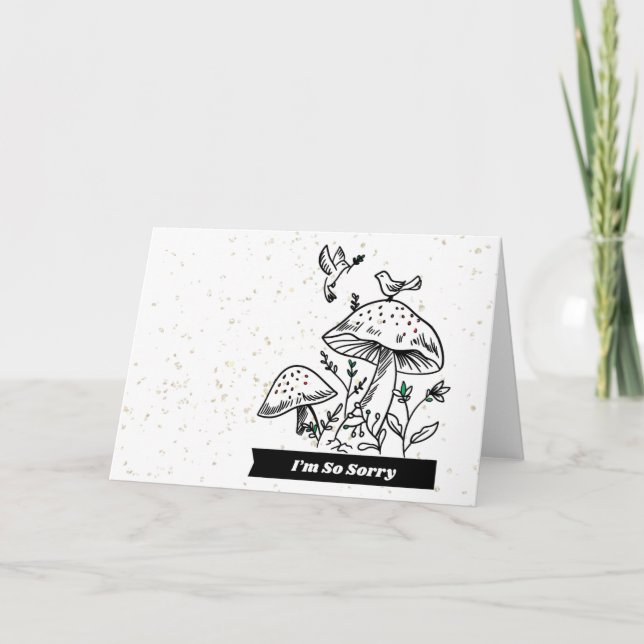 Cartes de notes sympathy - Je suis vraiment désolé (Devant)