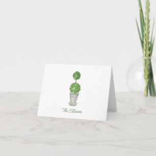 Cartes de notes topiques monochromes