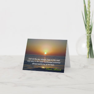 Cartes de notes vierges Inspirationnelles / Motiva