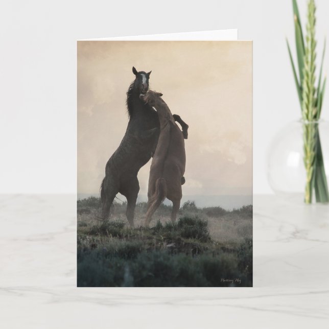Cartes de notes Wild Stallions (Devant)