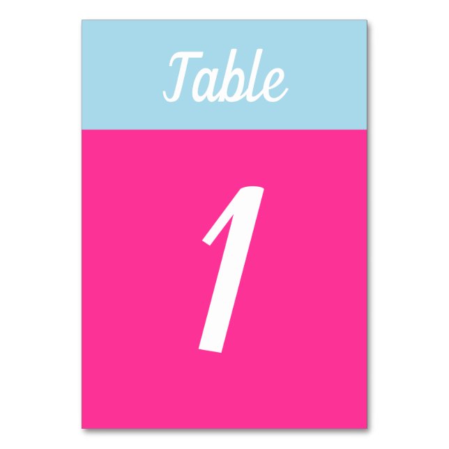 Cartes de numéro de tableau de blocs de couleurs b (Par défaut)