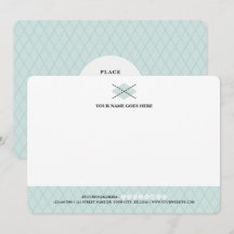 Cartes de papeterie Argyle | Les couleurs sont per
