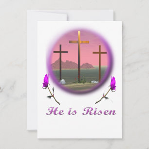 Cartes de Pâques Christ ressuscité