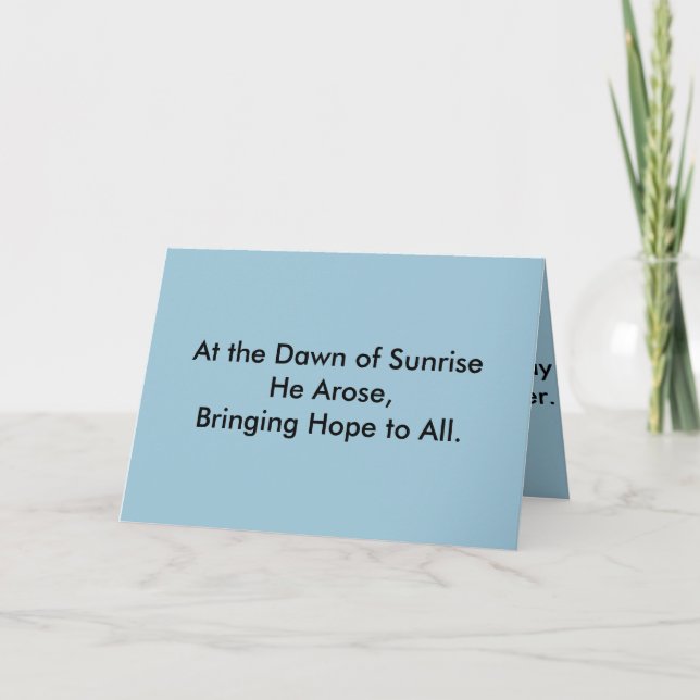 Cartes de Pâques (Religieuses) (Devant)