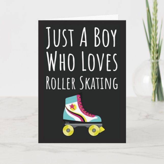 Cartes de patin à roulettes mignonnes pour bébé ga (Devant)