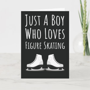Cartes de patinage artistique mignonnes pour bébés