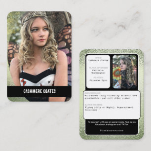 Cartes de personnage de cosplay premium Cartes d