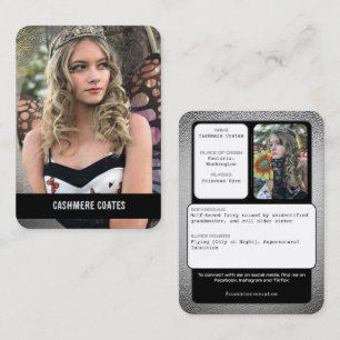 Cartes de personnage de cosplay premium   Cartes d