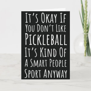 Cartes de Pickleball pour les fans, les joueurs, l