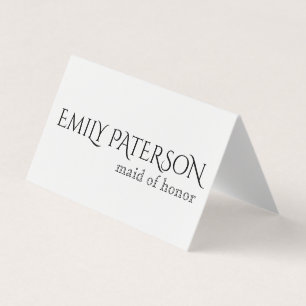 Cartes De Place Classique Simple