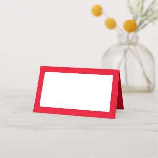 Cartes de place de style Tente rouge