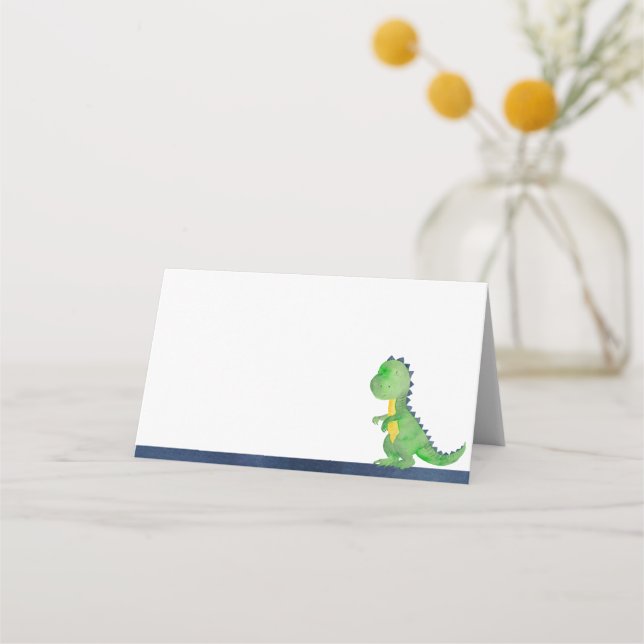 Cartes de Place Dinosaur / Cartes De Tente Aliment (Devant)