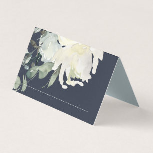 CARTES DE PLACE DU MARIAGE DE BUNCH FLORAL BLANC M