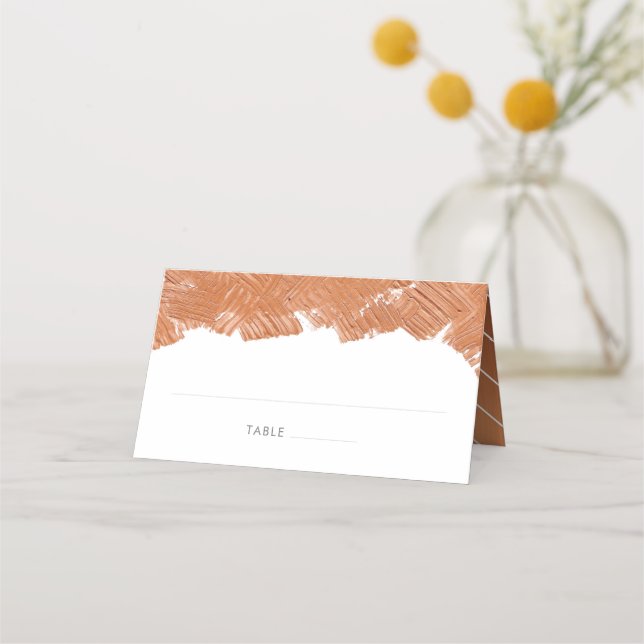Cartes de place modernes pour pinceau de cuivre (Devant)
