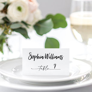 Cartes De Place Simplement Minimales