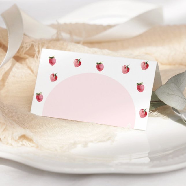 Cartes de place sucrées aux fraises (Créateur téléchargé)