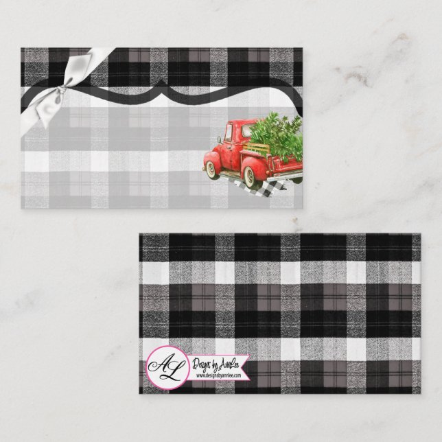 Cartes de place vides Camion XMAS Pla Buffalo de N (Devant / Derrière)