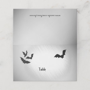 Cartes de placement Chauves-souris d'Halloween
