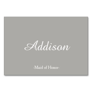Cartes de Placement de Mariage Grises