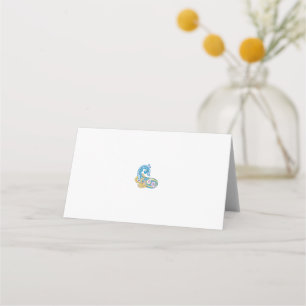 Cartes de placement pliées Élégant motif Paisley