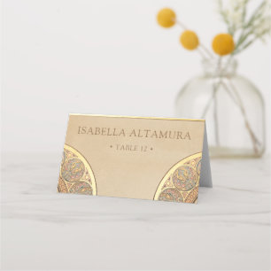 Cartes de placement pour mariage   Déco Gold Nouve