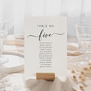 Cartes de Plan de Siège de Mariage Nom Plan de Siè