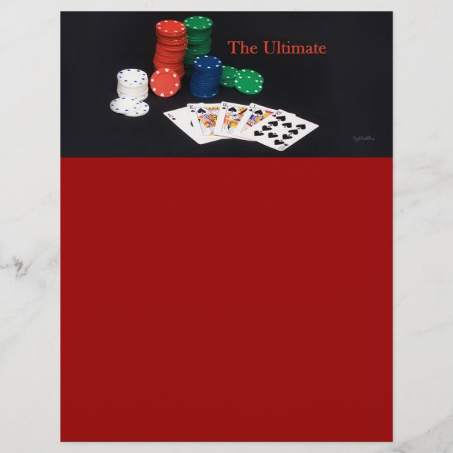 Cartes de poker Ultimate (Devant)