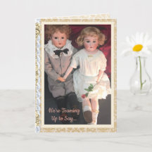 Cartes de poupées anciennes pour maman
