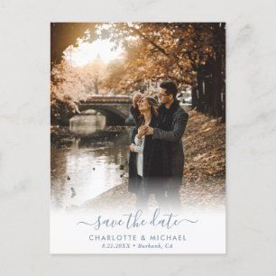 Cartes de pré-annonce de mariage avec photo de mar
