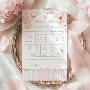 Cartes de prédictions et conseils pour Baby Shower